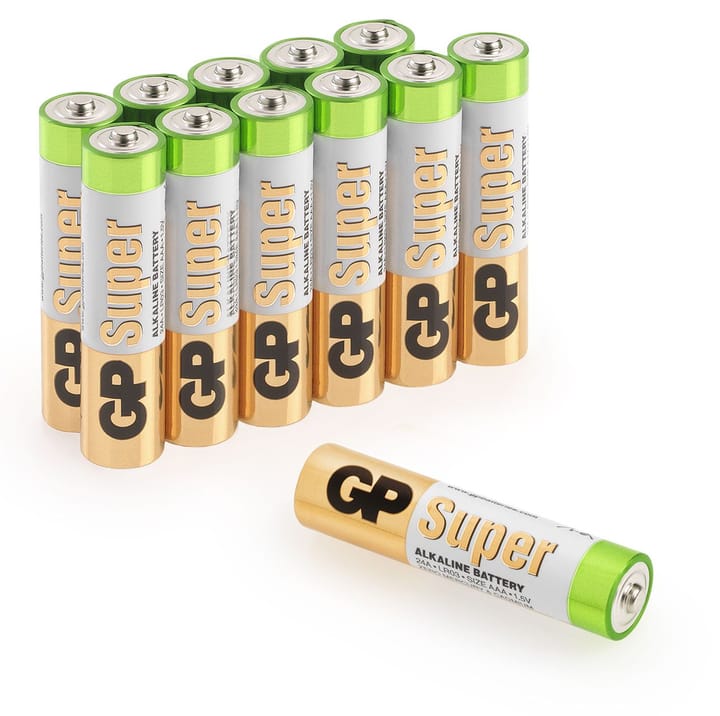 GP Batterier Gp Super Alkaline Aaa-Batteri 12-Pack GP Batterier