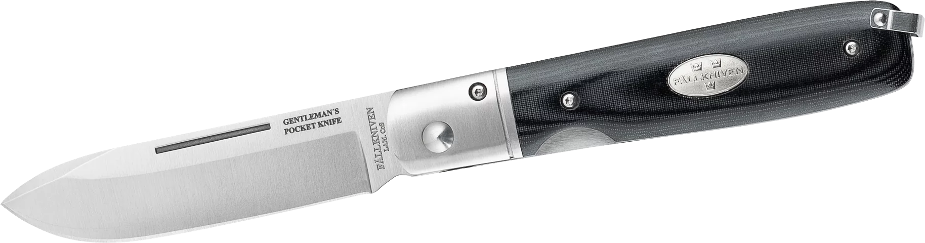 Fällkniven Gentleman’s Pocket Knife Black Micarta