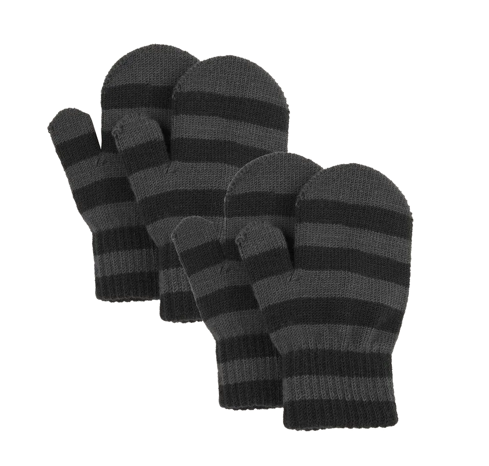 Lindberg Kids’ Fjugesta Magic Mitten 2-Pack Anthracite