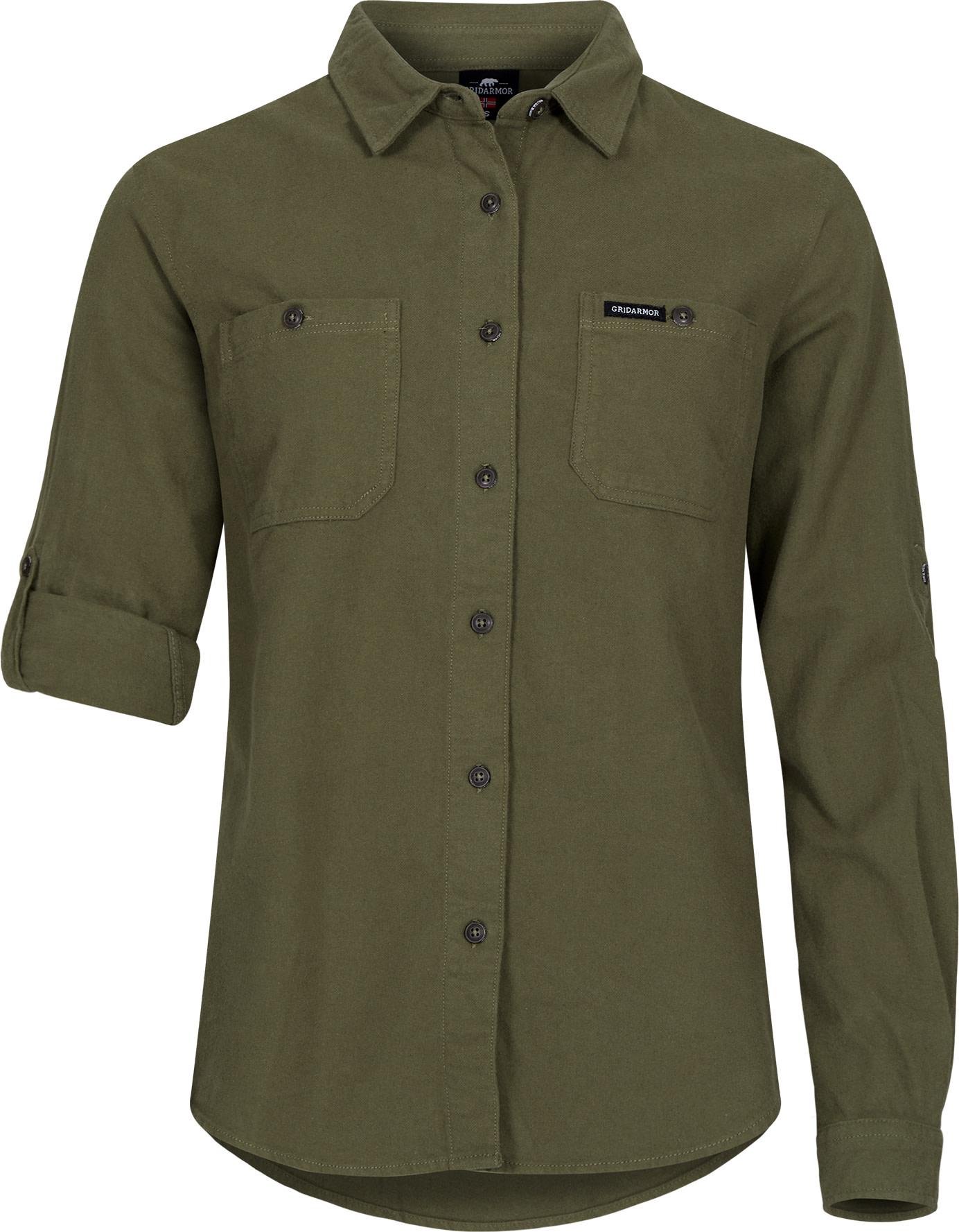 Women’s Eidfjord Twill Shirt Winter Moss