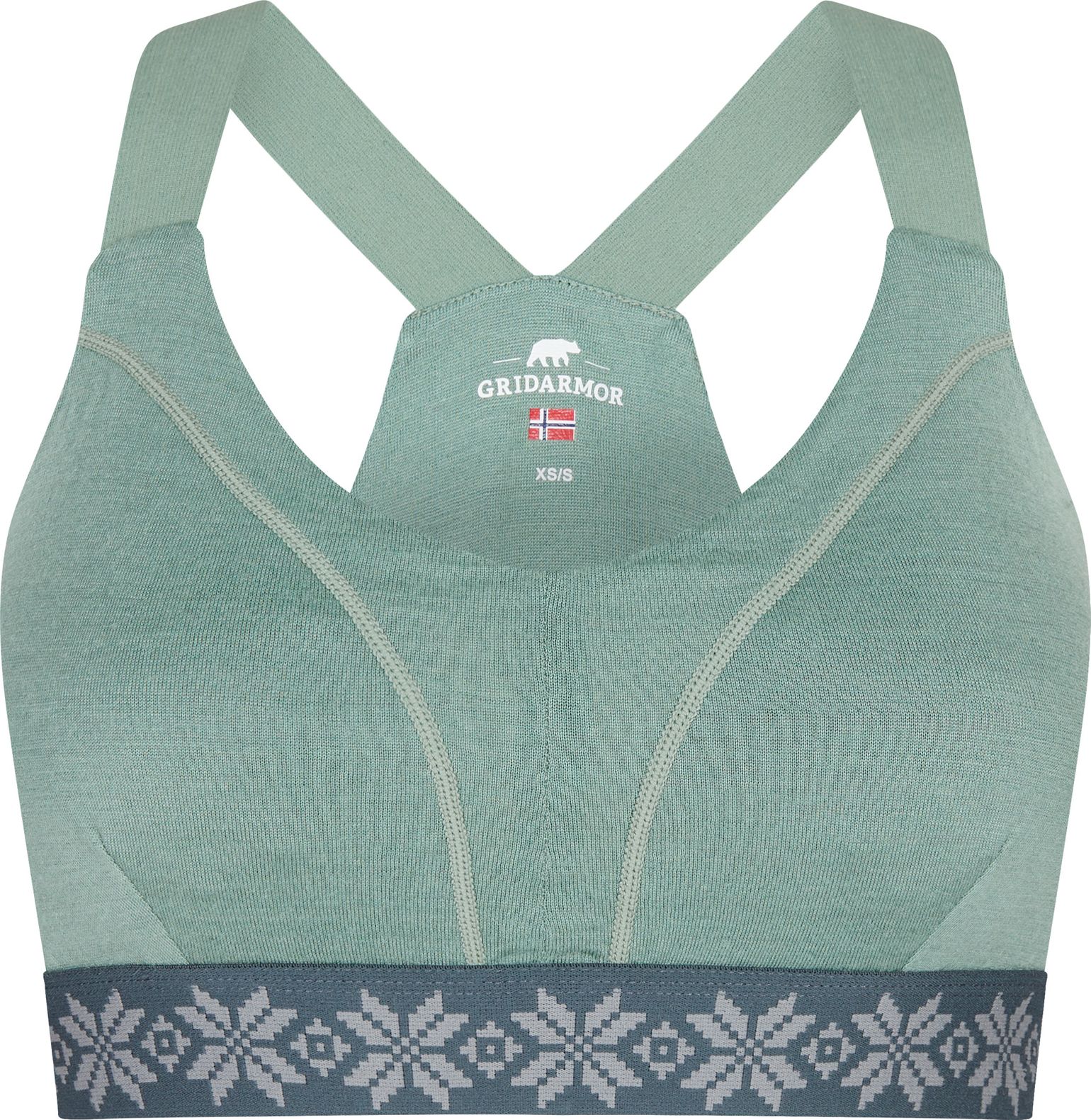 Gridarmor Women's Finse Merino Top 2.0 Green Bay