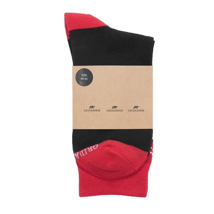 Gridarmor Heritage Merino Socks Jet Black Gridarmor