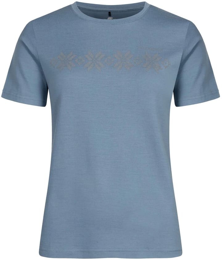 Gridarmor Women's Larsnes Merino T-Shirt Blue Shadow Gridarmor