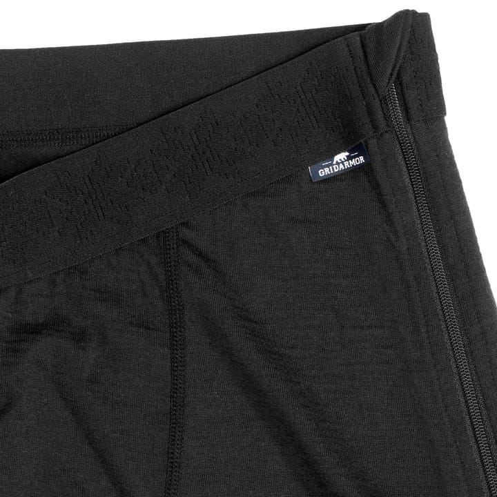 Gridarmor Merino Undertøy Zip Longs Men Black Beauty Gridarmor