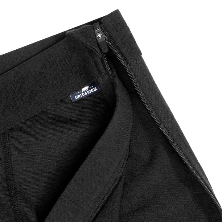 Gridarmor Merino Undertøy Zip Longs Men Black Beauty Gridarmor