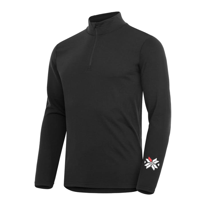 Gridarmor Merino Undertøy Zip Top Men Black Beauty Gridarmor