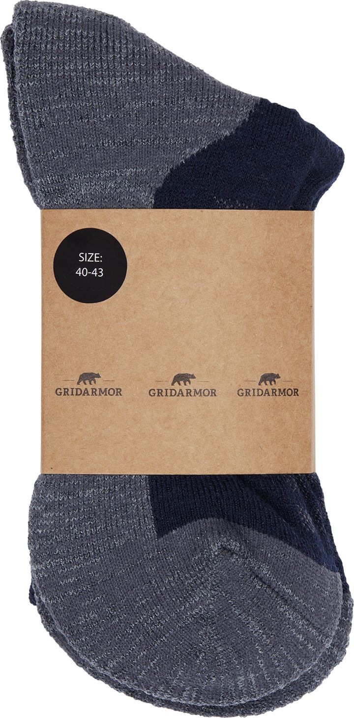 Gridarmor Merino Trekking Light Sock Navy Blazer Gridarmor