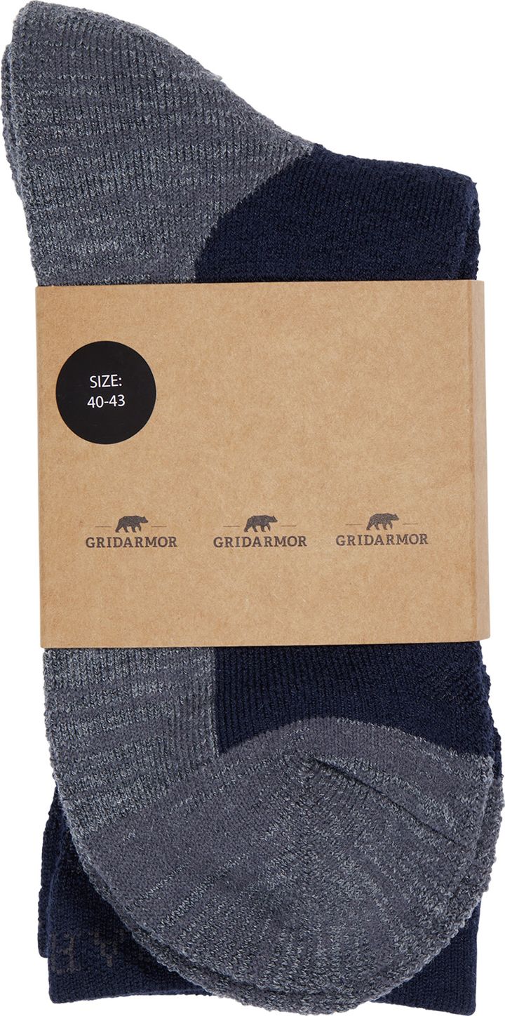 Gridarmor Merino Trekking Socks Navy Blazer Gridarmor