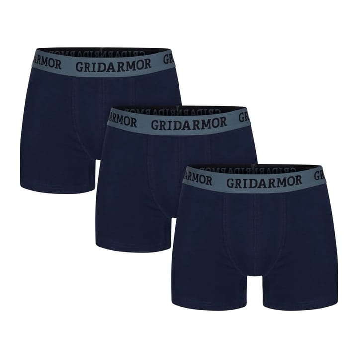 Gridarmor Men's Steine 3p Cotton Boxers 2.0 Navy Blazer Gridarmor