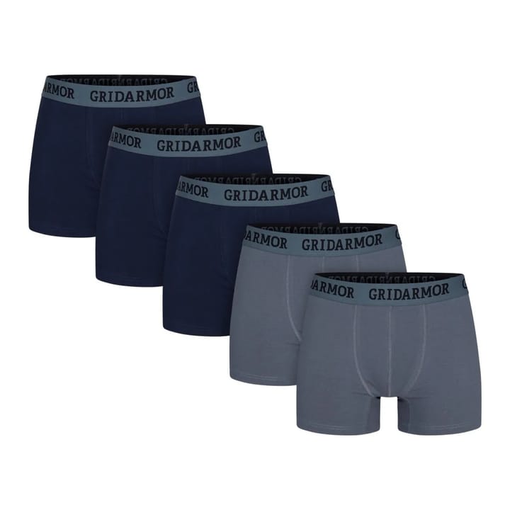 Gridarmor Men's Steine 5p Cotton Boxers 2.0 Multi Color Gridarmor