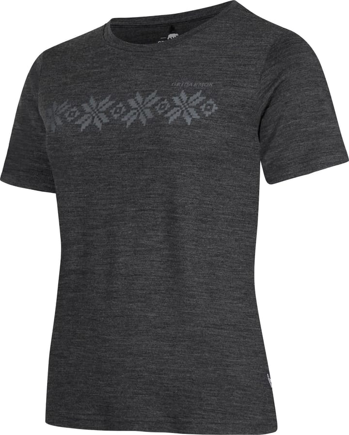 Gridarmor Women's Larsnes Merino T-Shirt Dark Grey Melange Gridarmor