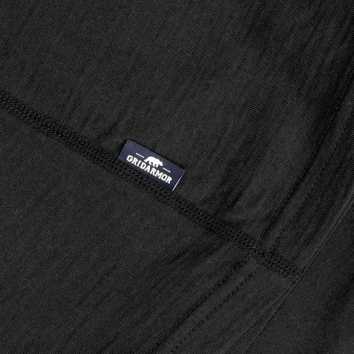 Gridarmor Merino Undertøy Zip Top Wmn Black Beauty Gridarmor