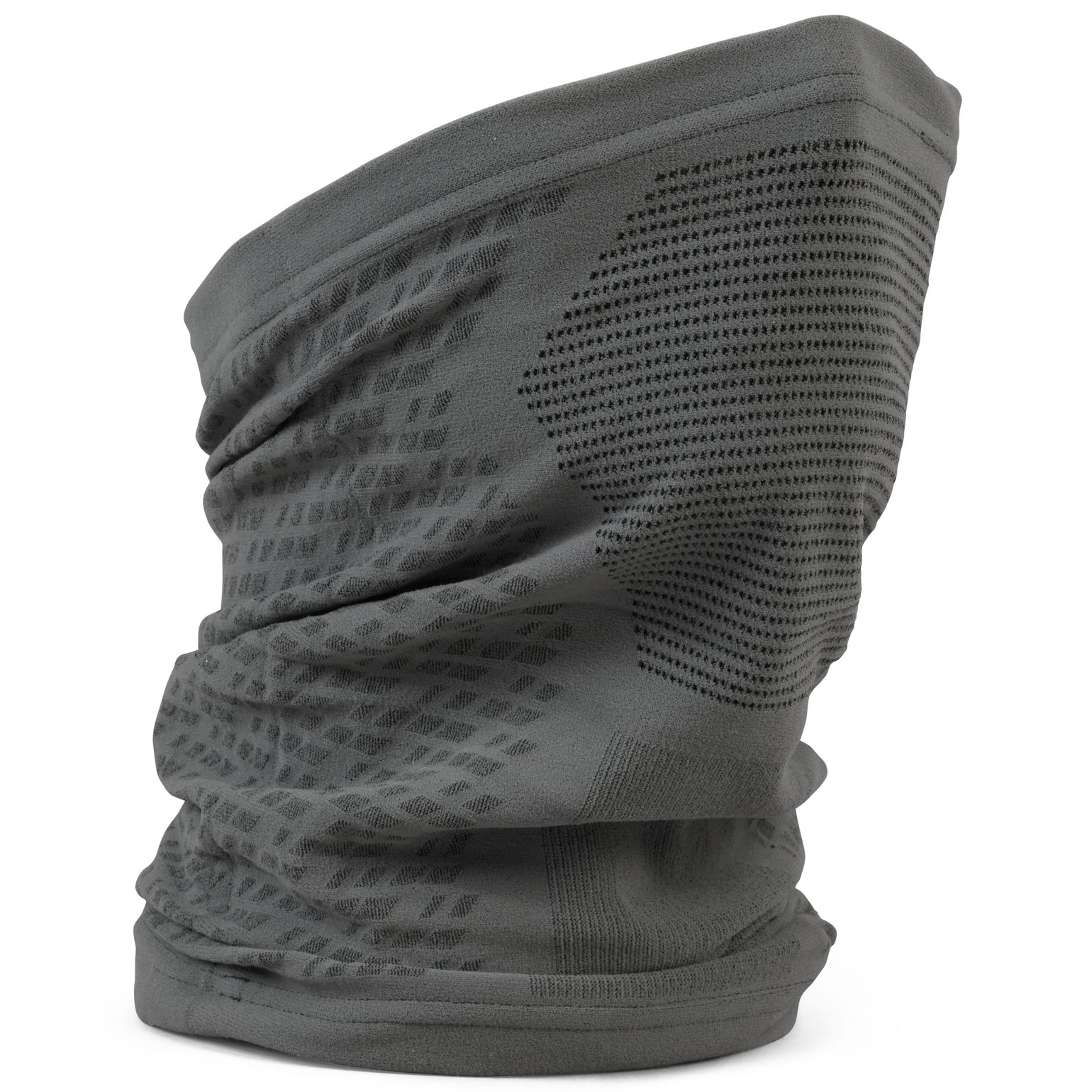 Gripgrab Freedom Seamless Warp Knitted Neck Warmer Grey