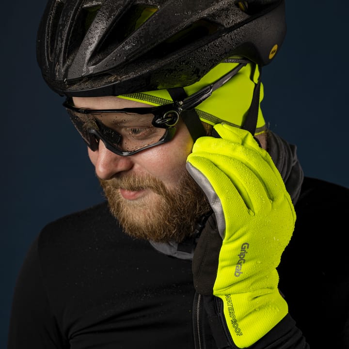 Gripgrab Polaris 2 Waterproof Winter Gloves Yellow Hi-Vis Gripgrab