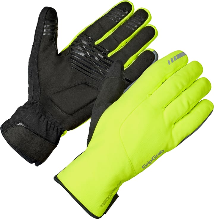 Gripgrab Polaris 2 Waterproof Winter Gloves Yellow Hi-Vis Gripgrab