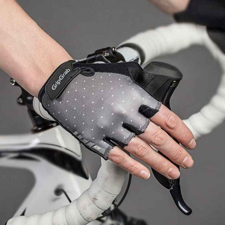 Gripgrab Women's Rouleur Padded Short Finger Glove Grey Gripgrab