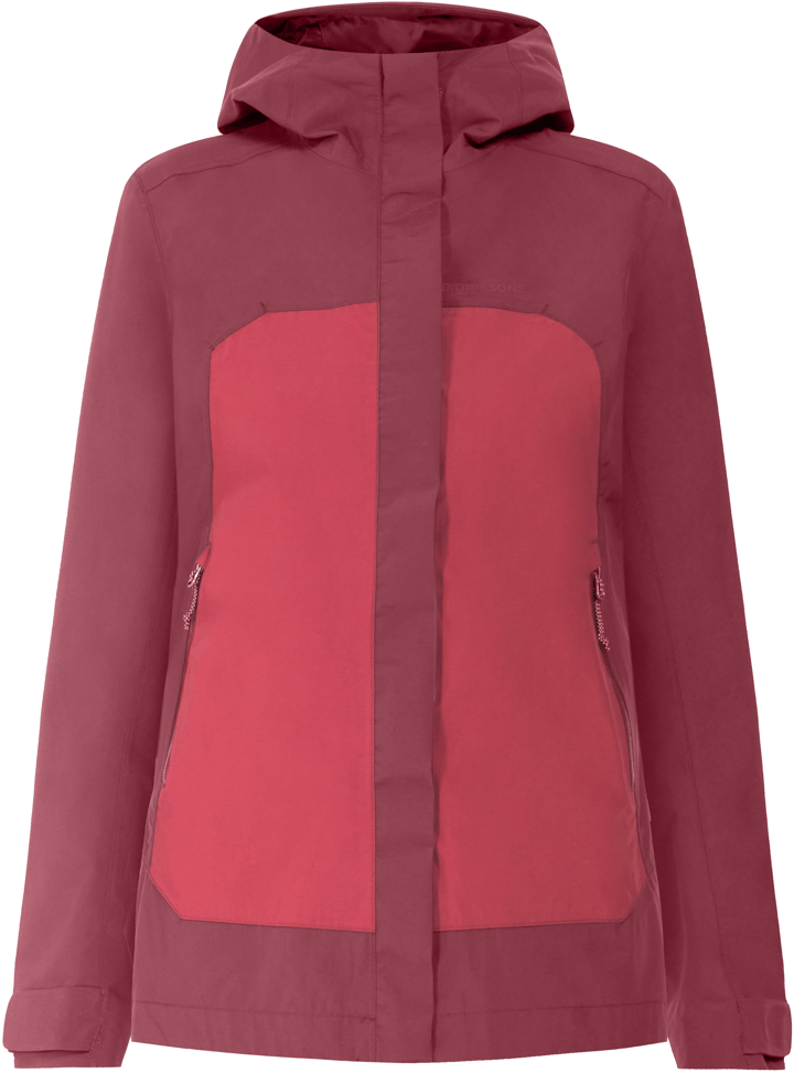 Didriksons Women's Grit Jacket 3 Anemon Red Didriksons