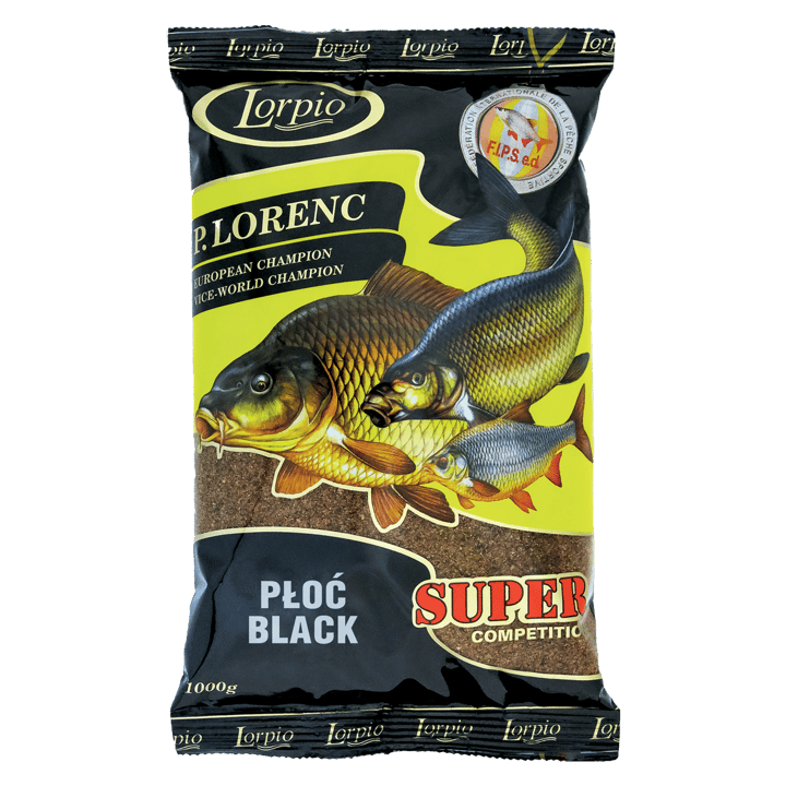 Lorpio Lorpio Groundbait Super 1kg Roach Black Meitefor Lorpio