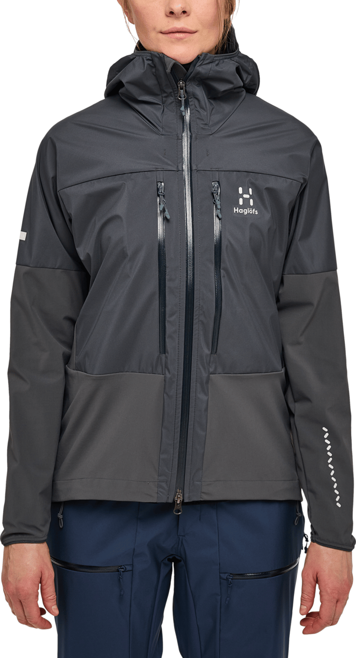 Haglöfs Women's L.I.M Hybrid Touring Hood Magnetite Haglöfs