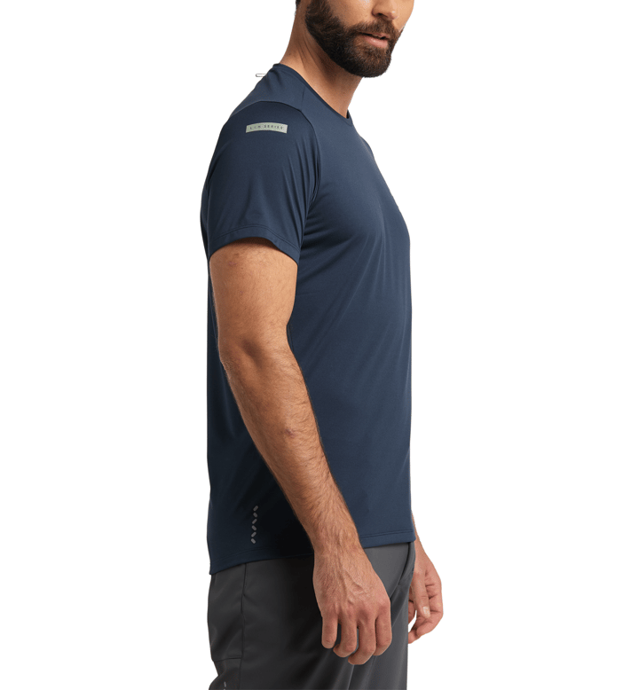 Haglöfs Men's L.I.M Tech Tee Tarn Blue Haglöfs