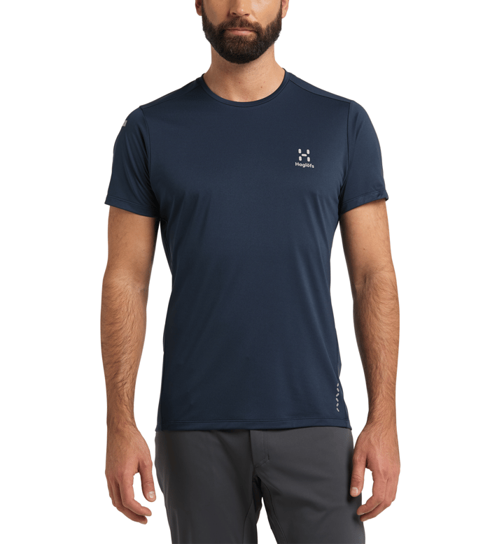 Haglöfs Men's L.I.M Tech Tee Tarn Blue Haglöfs