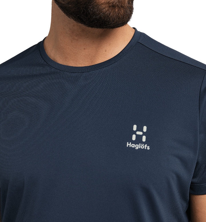 Haglöfs Men's L.I.M Tech Tee Tarn Blue Haglöfs