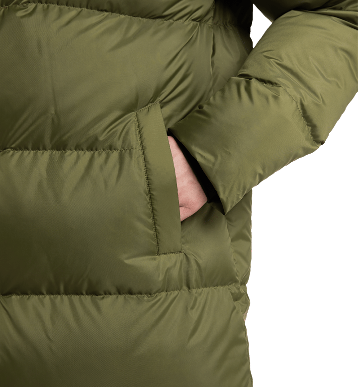 Haglöfs Women's Long Down Parka Olive Green Haglöfs