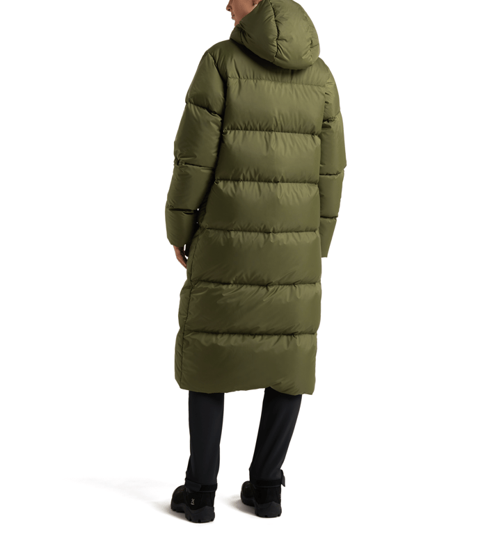 Haglöfs Women's Long Down Parka Olive Green Haglöfs