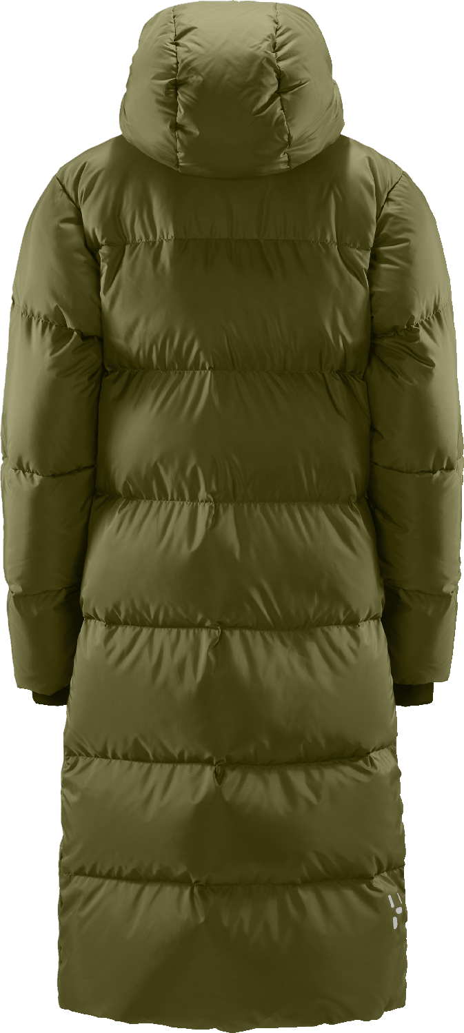 Haglöfs Women's Long Down Parka Olive Green Haglöfs