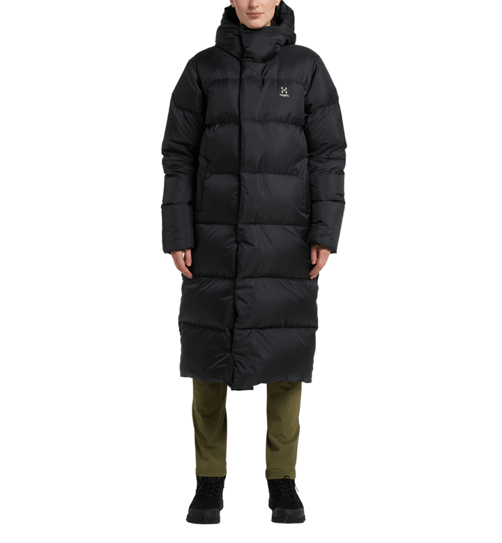 Haglofs Women s Long Down Parka True Black