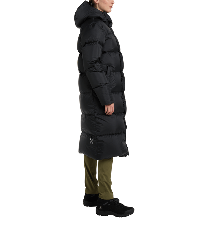 Haglöfs Women's Long Down Parka True Black Haglöfs