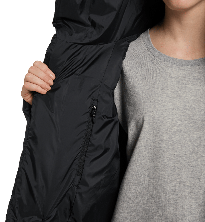 Haglöfs Women's Long Down Parka True Black Haglöfs