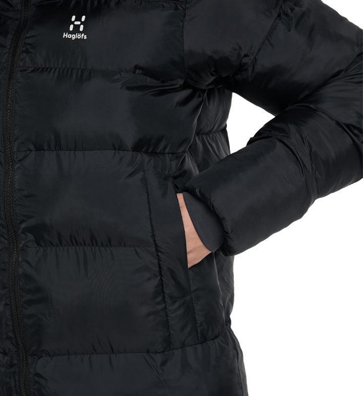 Haglöfs Women's Long Mimic Parka True Black Haglöfs