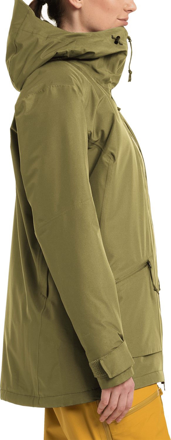 Haglöfs Women's Lumi Insulated Parka Olive Green Haglöfs