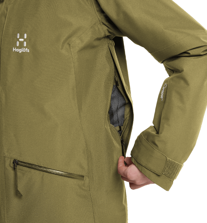 Haglöfs Women's Lumi Insulated Parka Olive Green Haglöfs