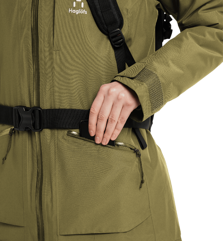 Haglöfs Women's Lumi Insulated Parka Olive Green Haglöfs