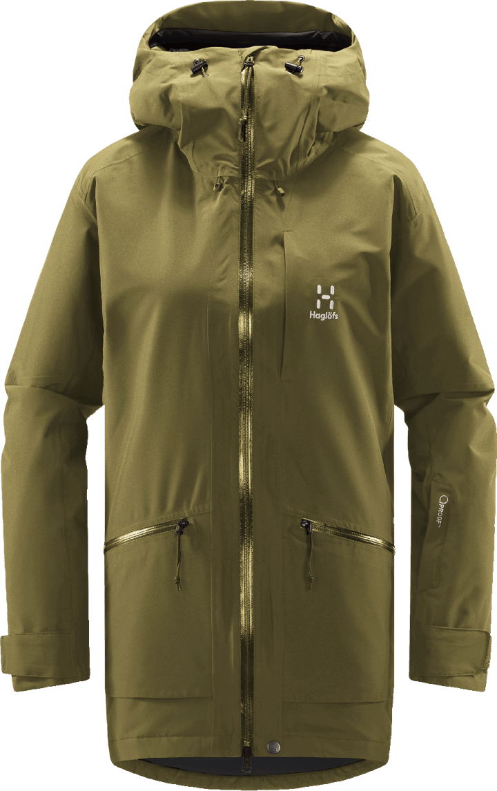 Haglöfs Women's Lumi Insulated Parka Olive Green Haglöfs