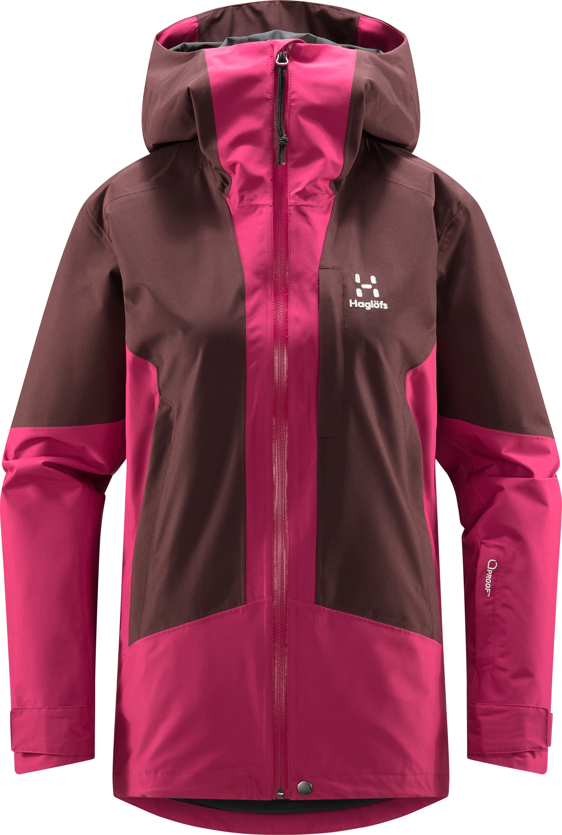 Haglöfs Women’s Lumi Jacket Deep Pink/Burgundy Brown