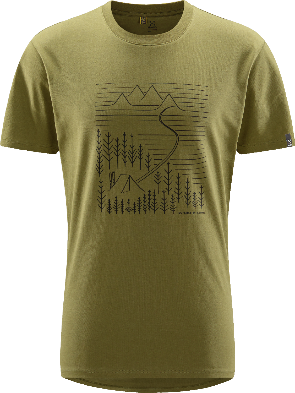 Haglöfs Men’s Camp Tee Olive Green