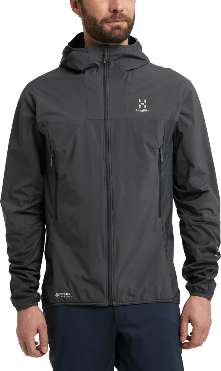 Haglöfs Men's L.I.M Alpha Hood Magnetite Haglöfs