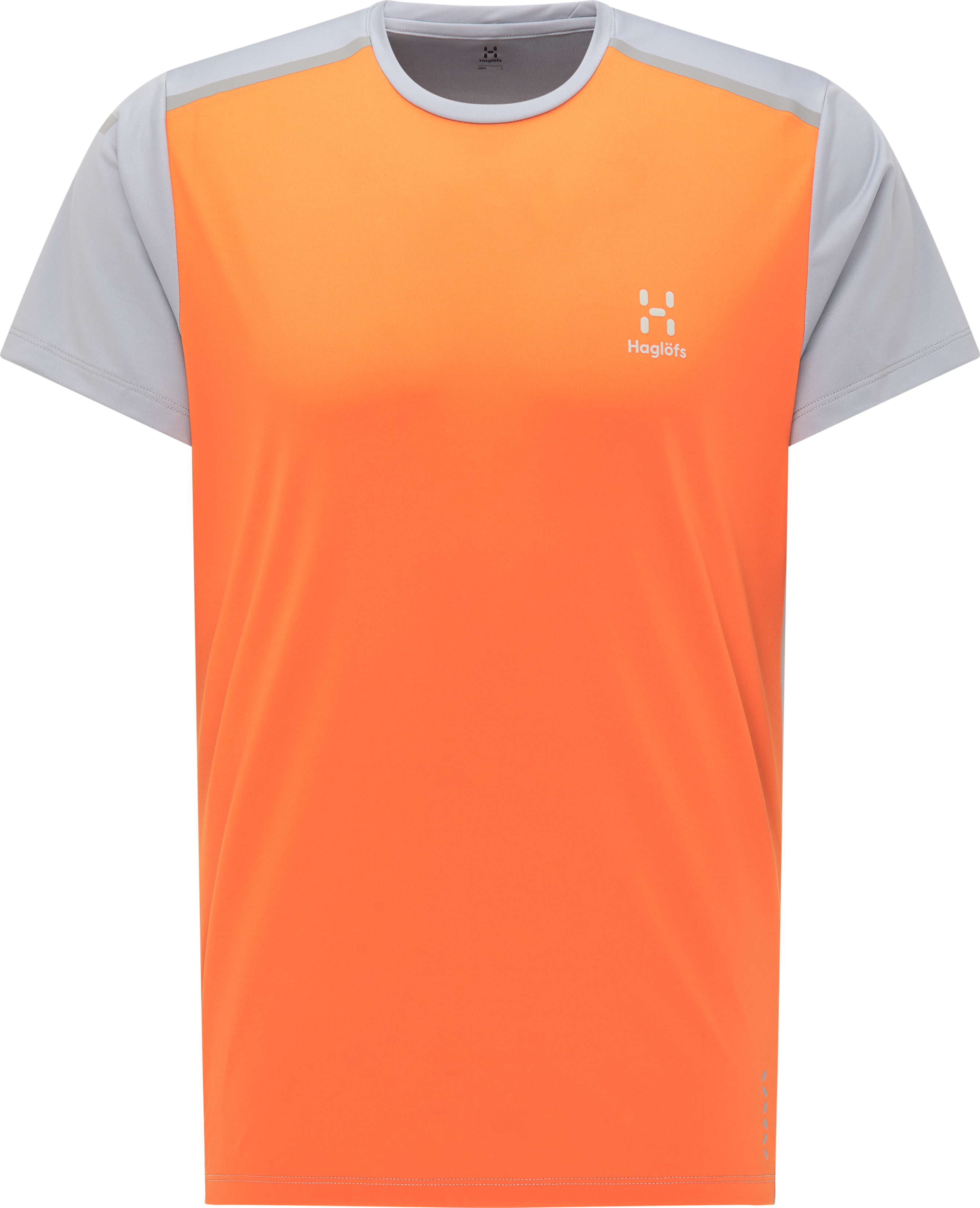 Haglöfs Men’s L.I.M Tech Tee Flame Orange/Concrete