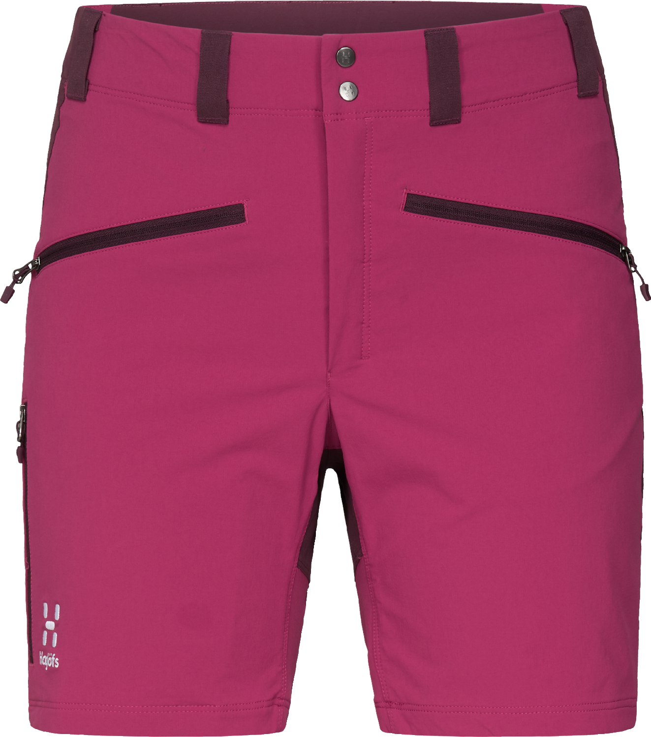 Haglöfs Women’s Mid Standard Shorts Deep Pink/Aubergine