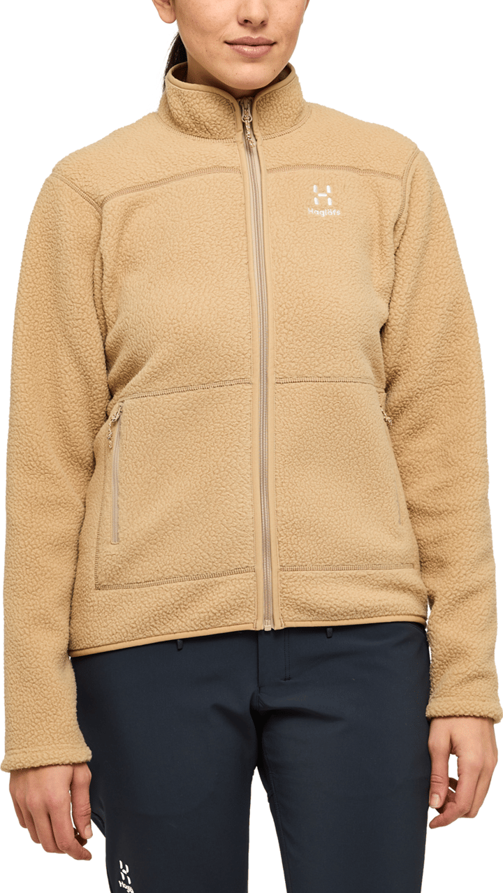 Haglöfs Women's Mossa Pile Jacket Sand Haglöfs