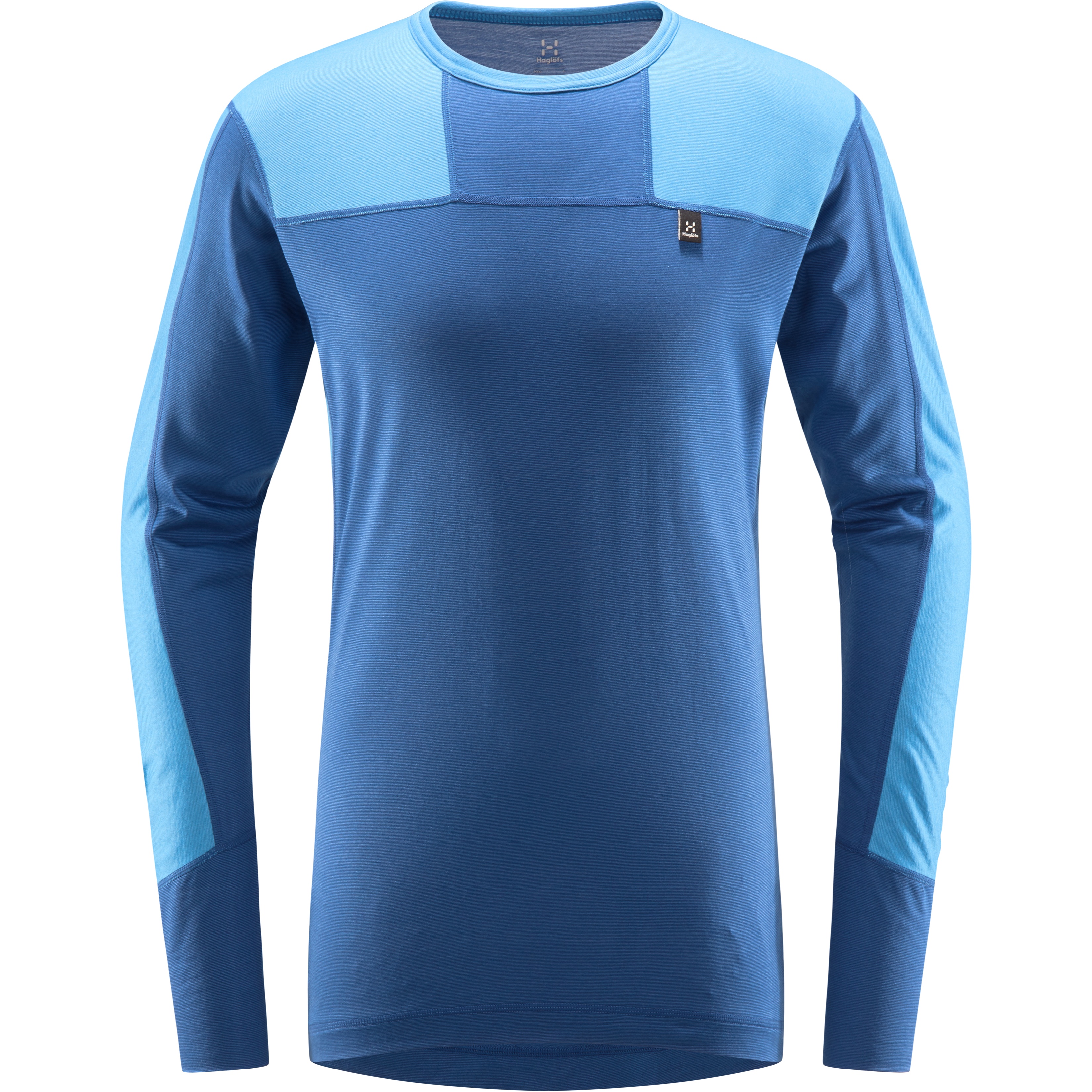 Haglöfs Natural Blend Tech Crew Neck Men Nordic Blue/Baltic Blue