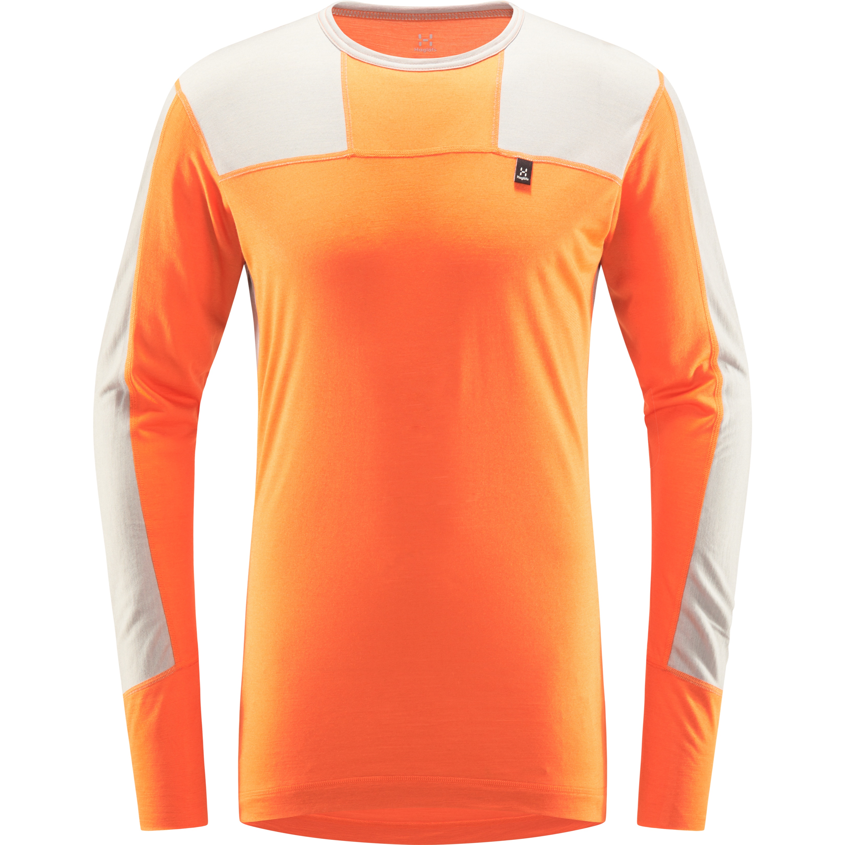 Natural Blend Tech Crew Neck Men Concrete/Flame Orange