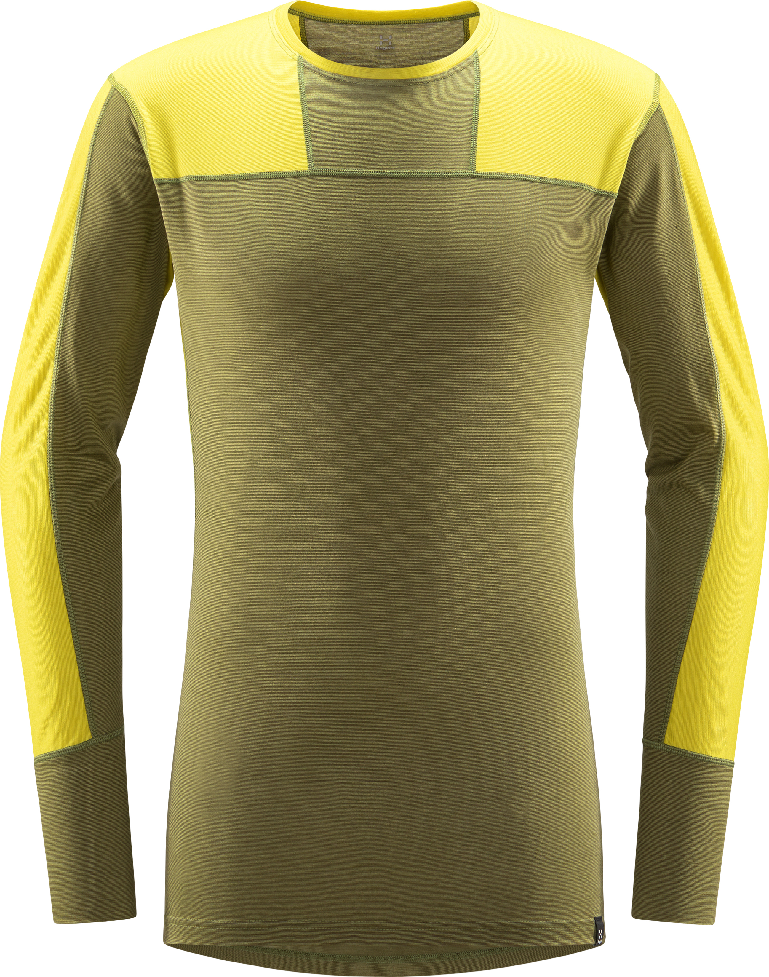 Haglöfs Natural Blend Tech Crew Neck Men Aurora/Olive Green