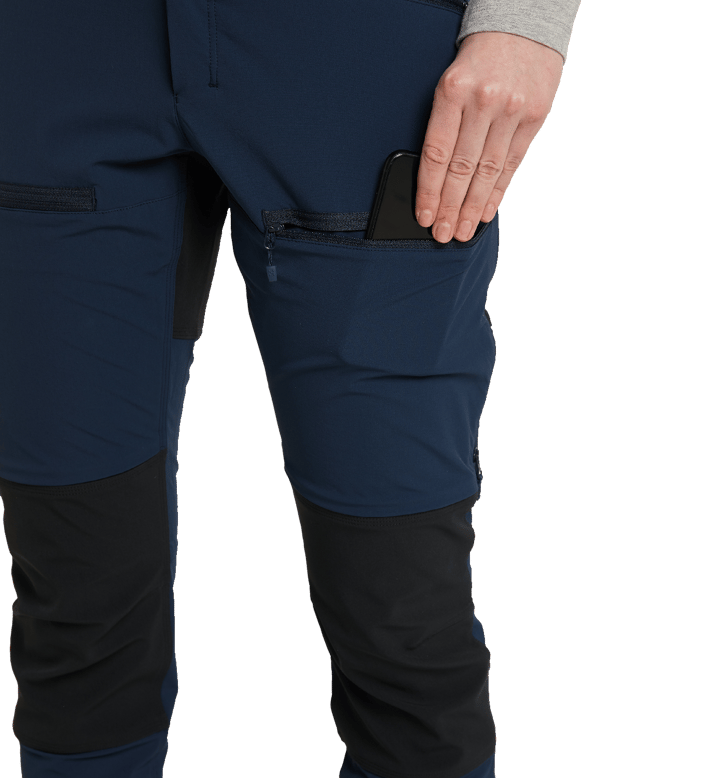 Haglöfs Women's Rugged Slim Pant Tarn Blue/True Black Haglöfs