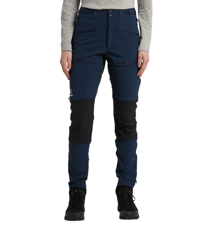 Haglöfs Women's Rugged Slim Pant Tarn Blue/True Black Haglöfs