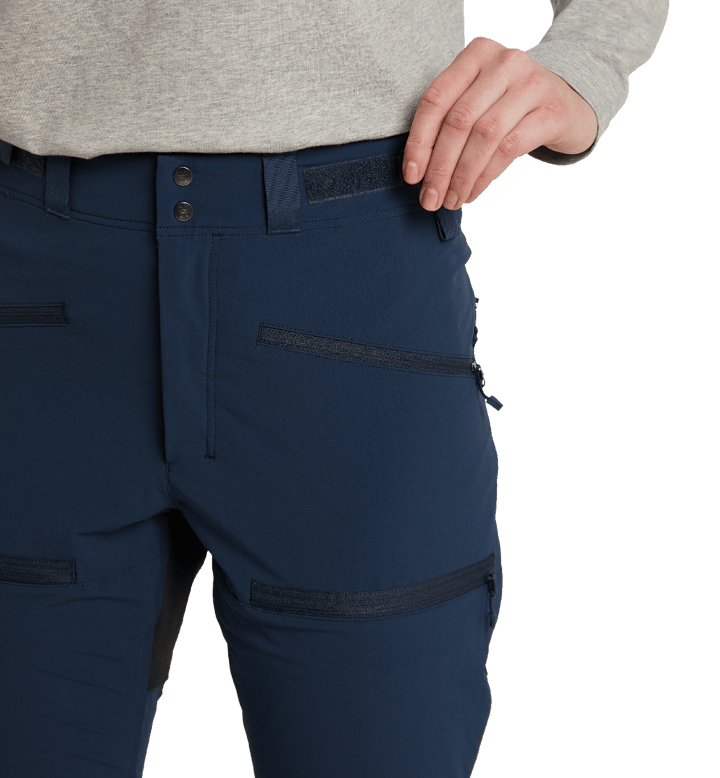 Haglöfs Women's Rugged Slim Pant Tarn Blue/True Black Haglöfs