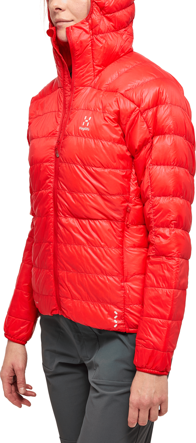 Haglöfs Women's L.I.M Down Hood Poppy Red Haglöfs